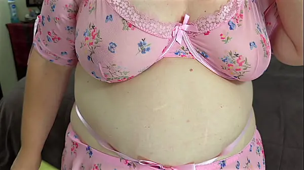 Thumbnail: Curvy Oiled Granny Flashing Giant Booty in Tight Mini Dress Closeup